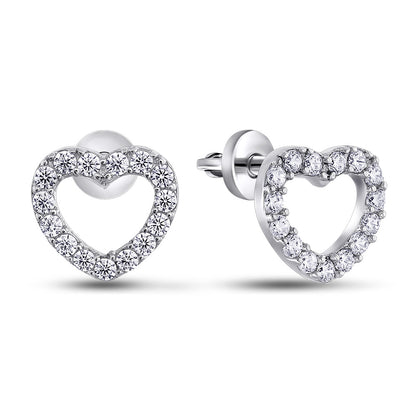 Cubic Zirconia Earrings | Sparkling Elegant | Sterling Silver