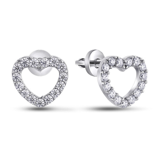 Cubic Zirconia Earrings | Sparkling Elegant | Sterling Silver