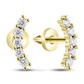 14K Gold Plated Stud Earrings | Everyday | Sterling Silver