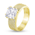14K Gold Bonded Ring | Sterling Silver