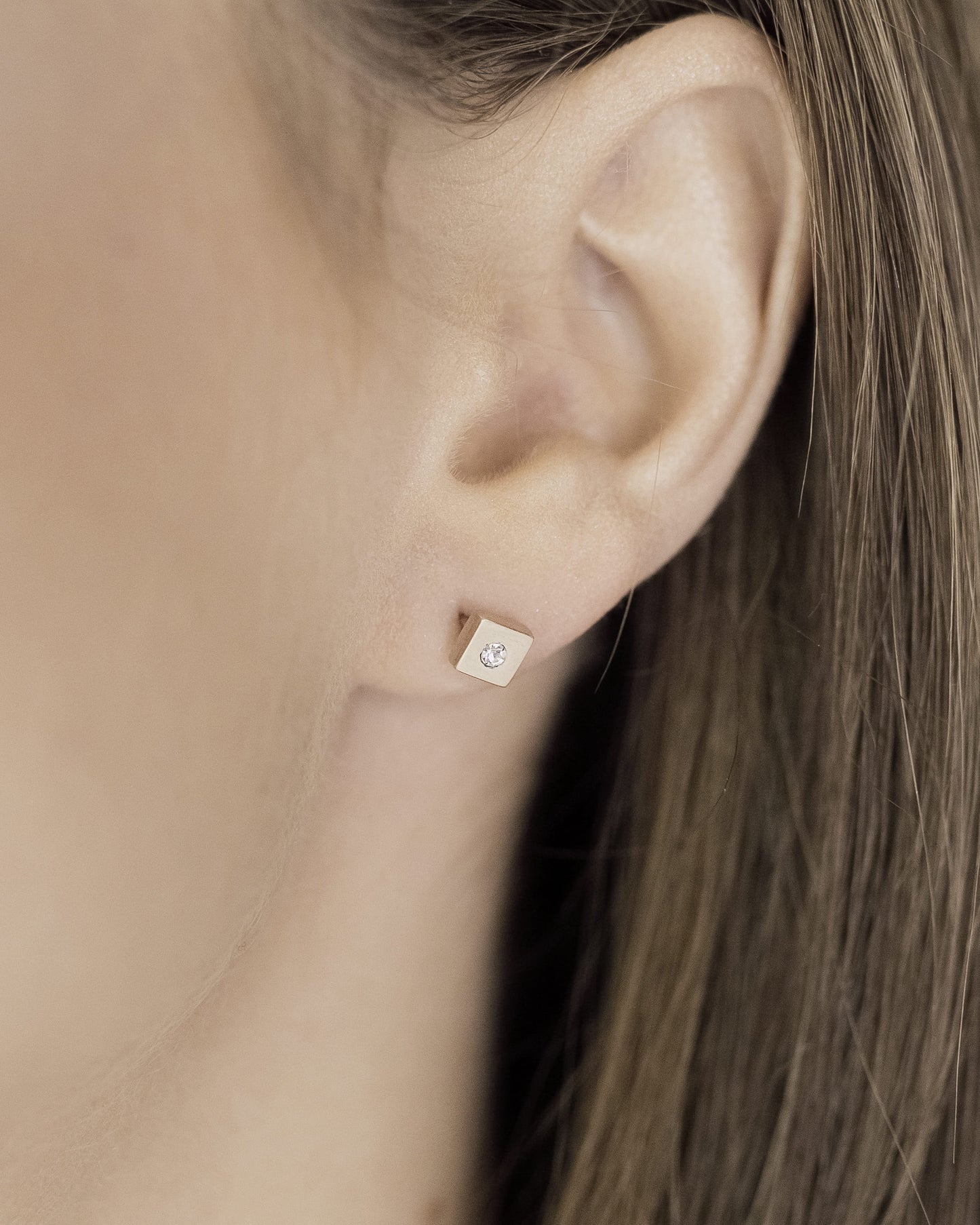 14K Gold Plated Stud Earrings | Sterling Silver