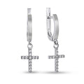 Cubic Zirconia Earrings | Minimalist | Sterling Silver