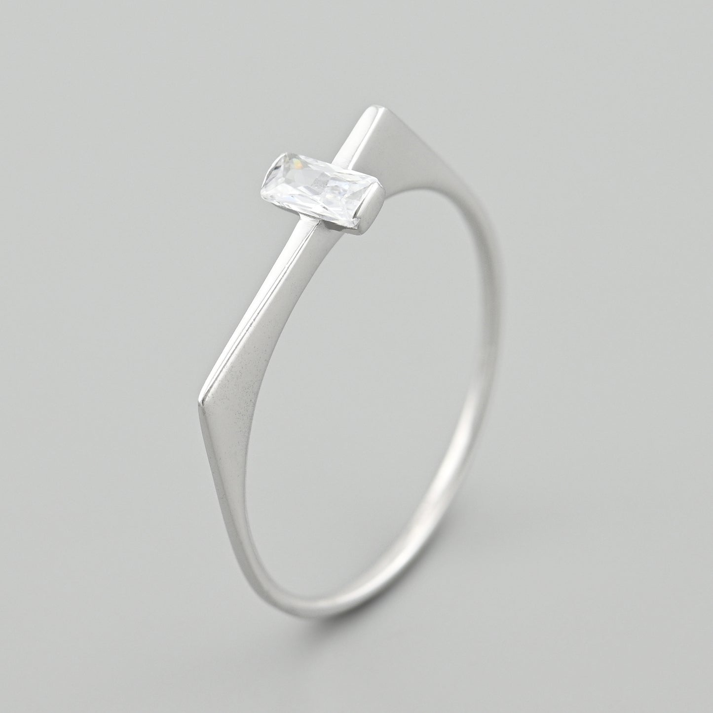 Cubic Zirconia Ring | Sterling Silver