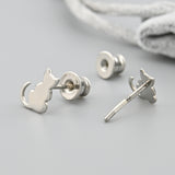 Pendientes de moissanita para mujer | Plata de ley 925 con baño de oro de 18 quilates | Diseño conmovedor