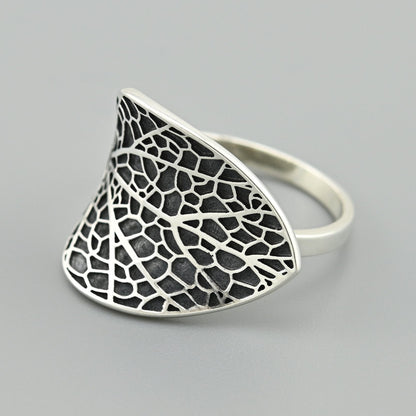 Enamel Ring | Sleek | Sterling Silver