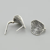 Pendientes de moissanita para mujer | Plata de ley 925 con baño de oro de 18 quilates | Diseño conmovedor
