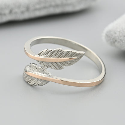 14K Gold Bonded Ring | Minimalist | Sterling Silver