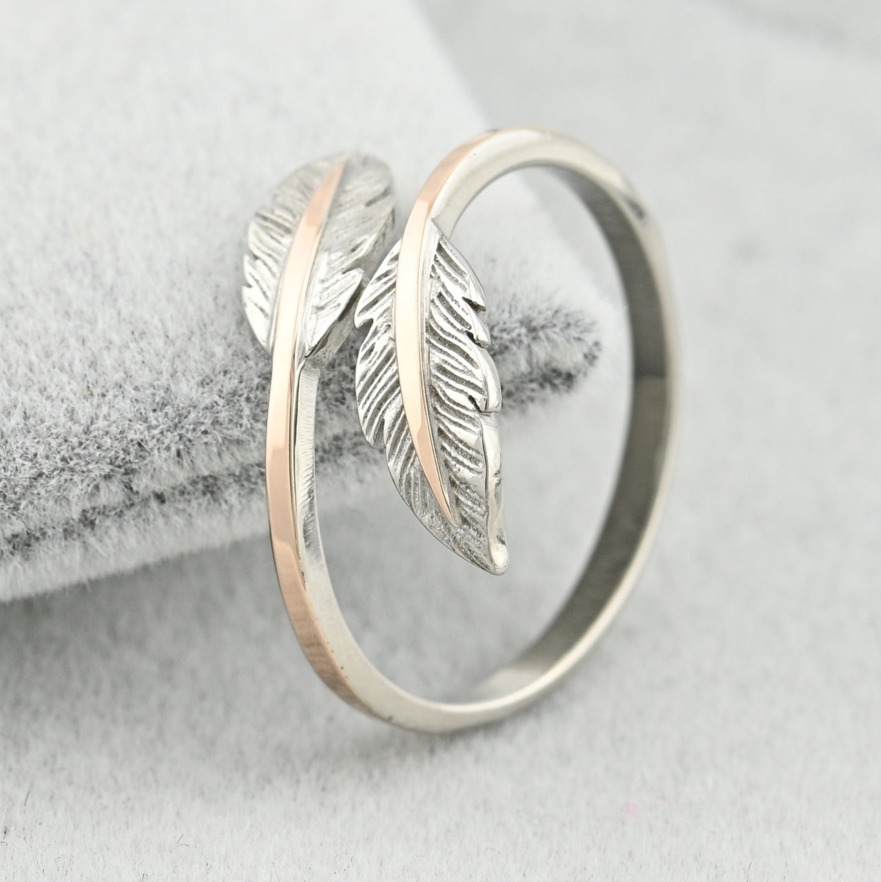 14K Gold Bonded Ring | Minimalist | Sterling Silver