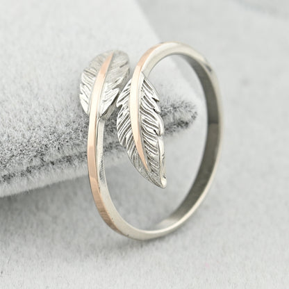 14K Gold Bonded Ring | Minimalist | Sterling Silver