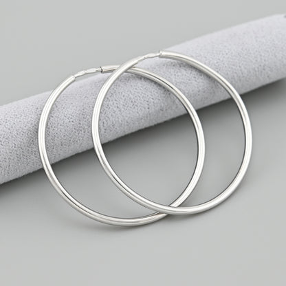 Sterling Silver Hoop Earrings | Elegant