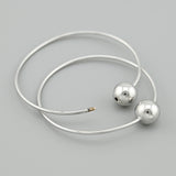 Pendientes de moissanita para mujer | Plata de ley 925 con baño de oro de 18 quilates | Diseño conmovedor
