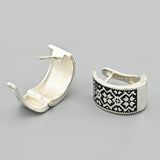 Pendientes de moissanita para mujer | Plata de ley 925 con baño de oro de 18 quilates | Diseño conmovedor