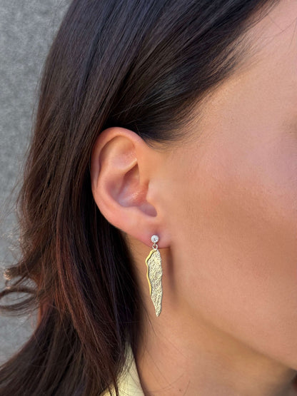 14K Gold Plated Earrings | Sterling Silver
