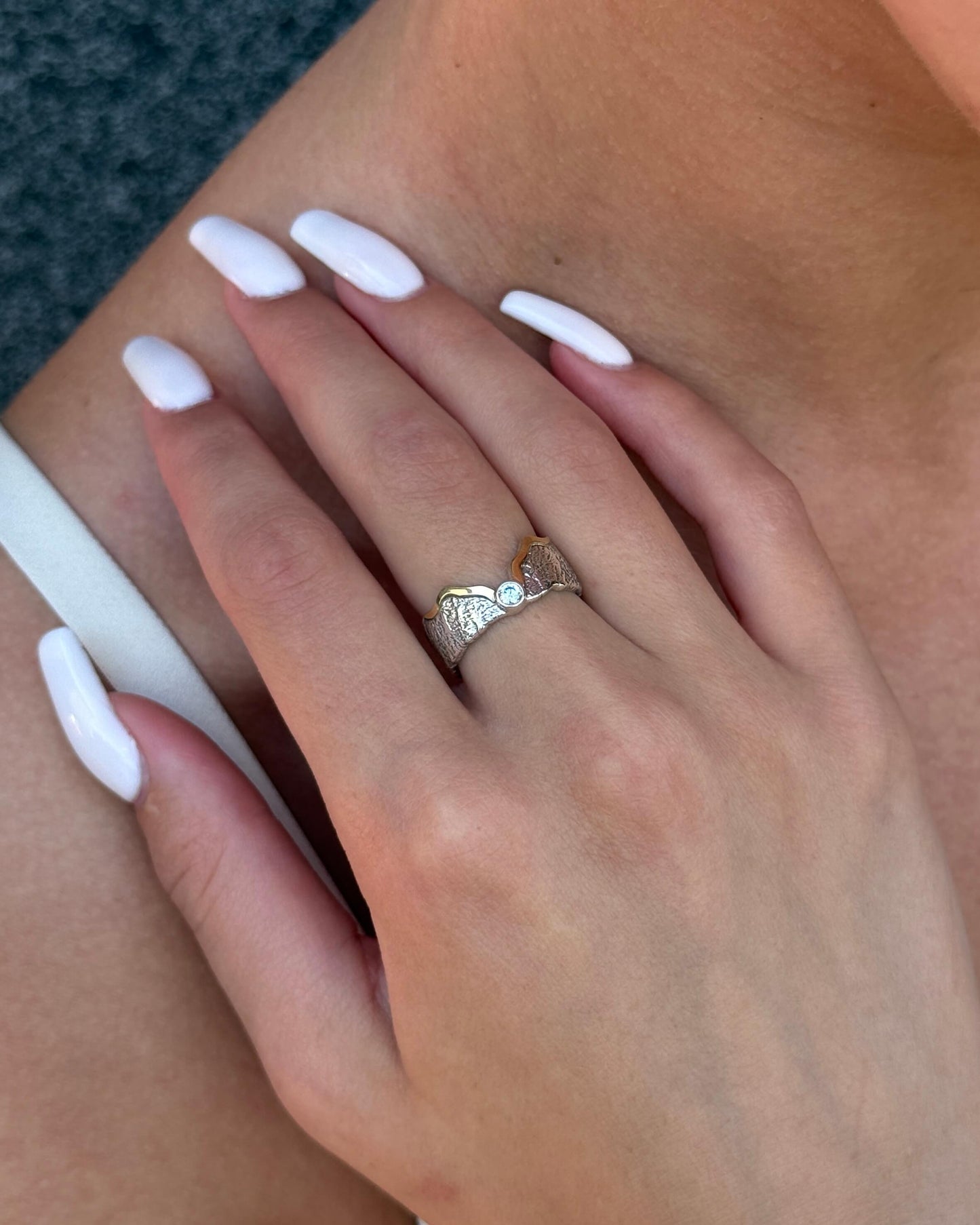 14K Gold Bonded Ring | Sterling Silver
