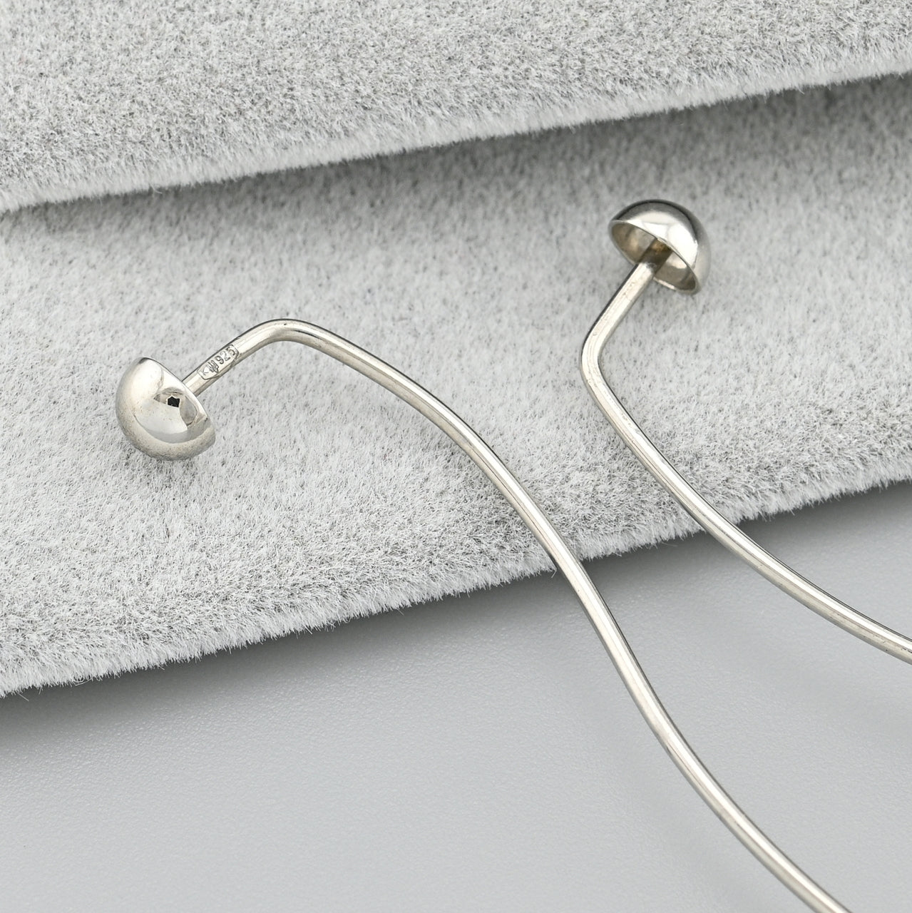 Sterling Silver Drop Earrings | Minimalist