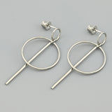 Pendientes de moissanita para mujer | Plata de ley 925 con baño de oro de 18 quilates | Diseño conmovedor