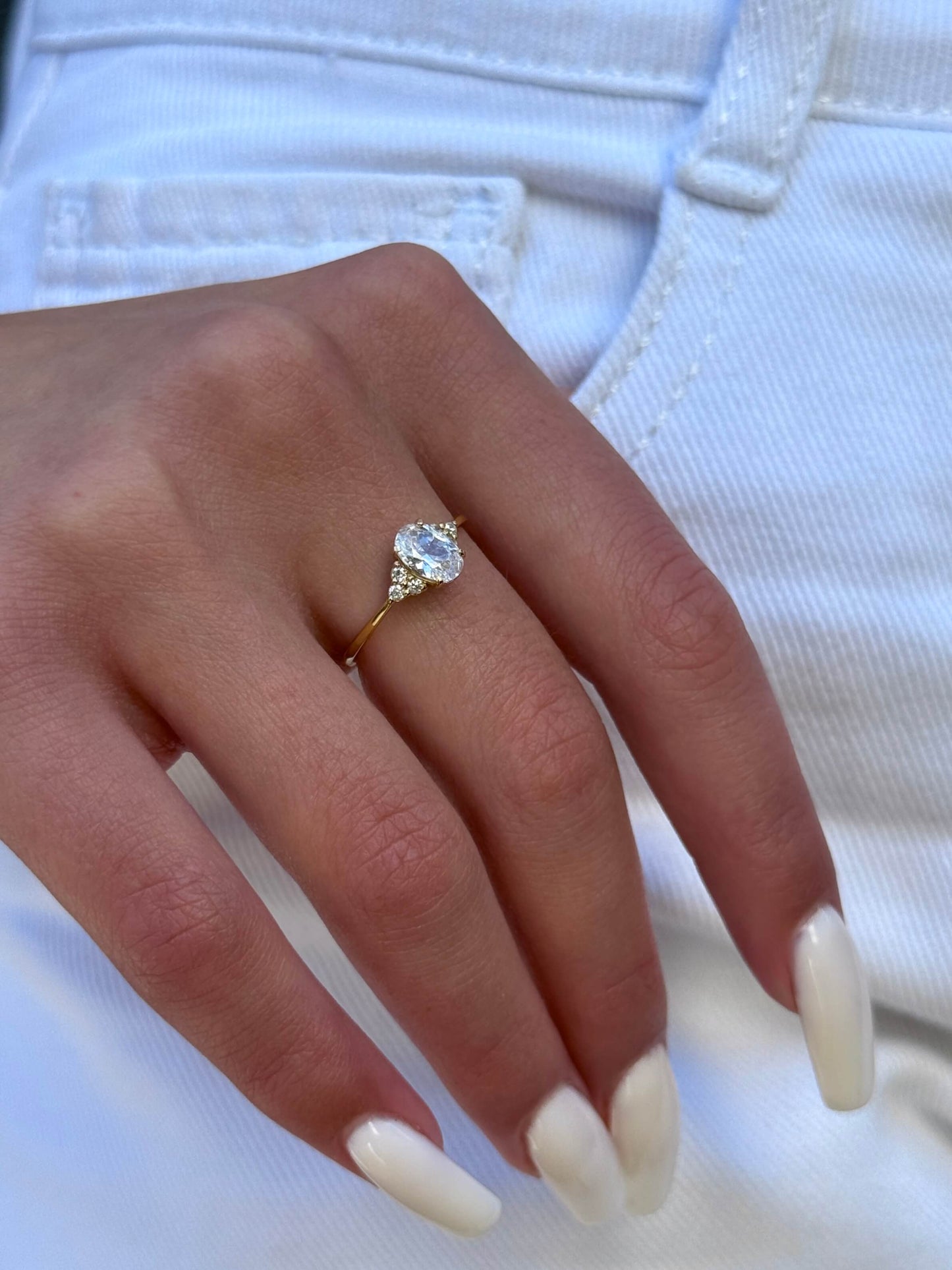 14K Gold Bonded Ring | Elegant | Sterling Silver