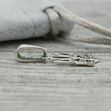 Pendientes de moissanita para mujer | Plata de ley 925 con baño de oro de 18 quilates | Diseño conmovedor
