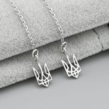 Pendientes de moissanita para mujer | Plata de ley 925 con baño de oro de 18 quilates | Diseño conmovedor
