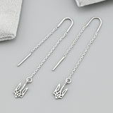 Pendientes de moissanita para mujer | Plata de ley 925 con baño de oro de 18 quilates | Diseño conmovedor