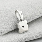Classic Silver Pendant with Unique Cairo Night Stone 925 1947P