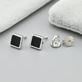 Pendientes de moissanita para mujer | Plata de ley 925 con baño de oro de 18 quilates | Diseño conmovedor