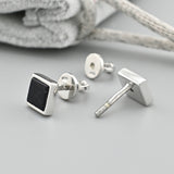 Pendientes de moissanita para mujer | Plata de ley 925 con baño de oro de 18 quilates | Diseño conmovedor