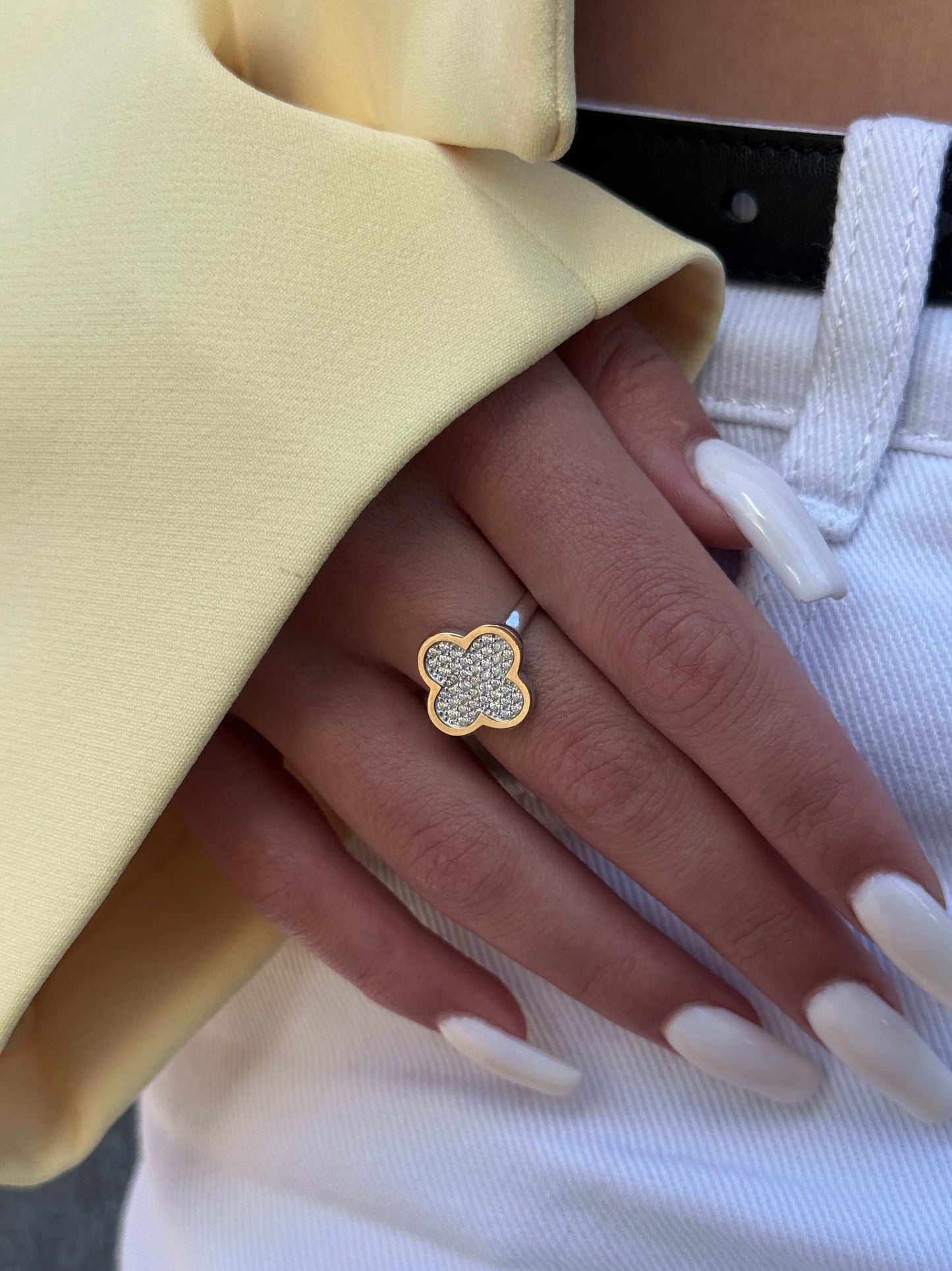 14K Gold Bonded Ring | Sterling Silver