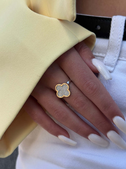 14K Gold Bonded Ring | Sterling Silver