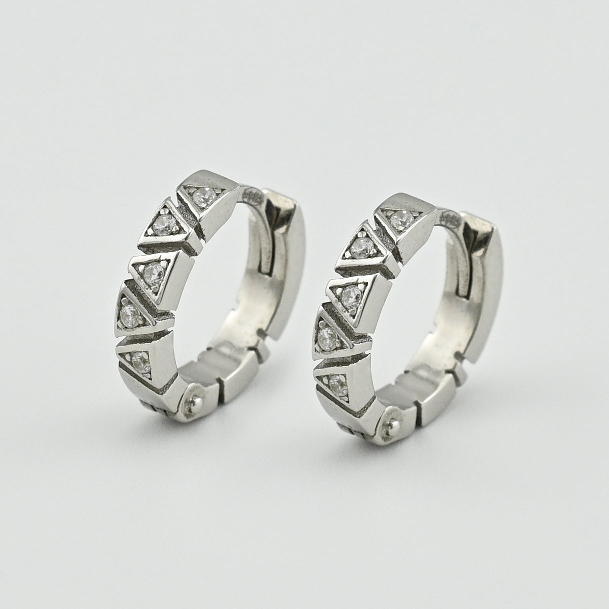 Cubic Zirconia Earrings | Classic | Sterling Silver