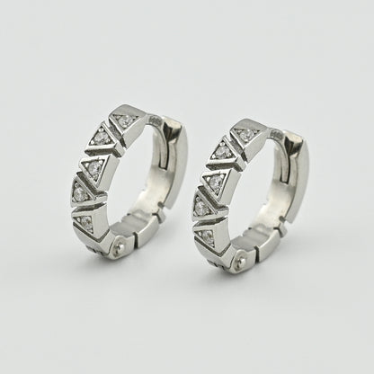 Cubic Zirconia Earrings | Classic | Sterling Silver