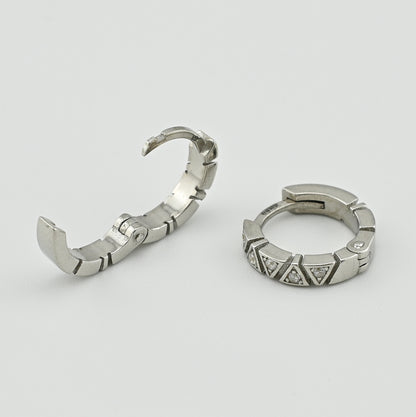 Cubic Zirconia Earrings | Classic | Sterling Silver