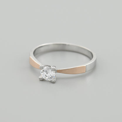 14K Gold Bonded Ring | Sterling Silver