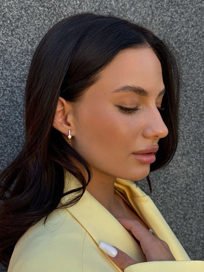 14K Gold Plated Earrings | Elegant | Sterling Silver