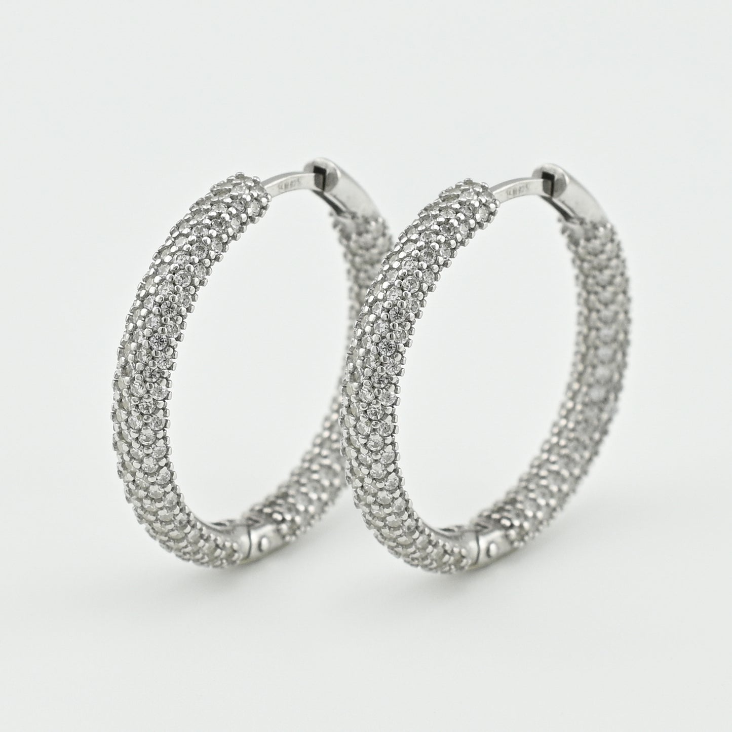 Cubic Zirconia Earrings | Elegant | Sterling Silver