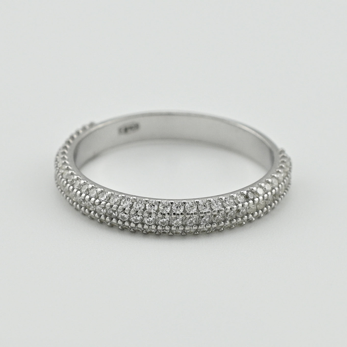 Cubic Zirconia Ring | Slim | Sterling Silver