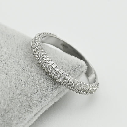 Cubic Zirconia Ring | Slim | Sterling Silver