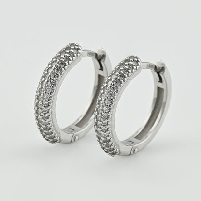 Cubic Zirconia Earrings | Classic | Sterling Silver