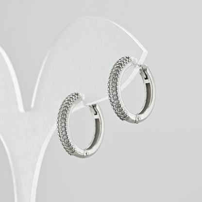 Cubic Zirconia Earrings | Classic | Sterling Silver