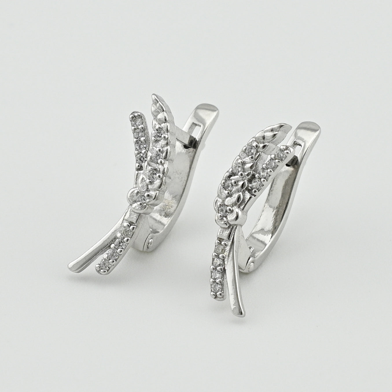 Cubic Zirconia Earrings | Elegant | Sterling Silver