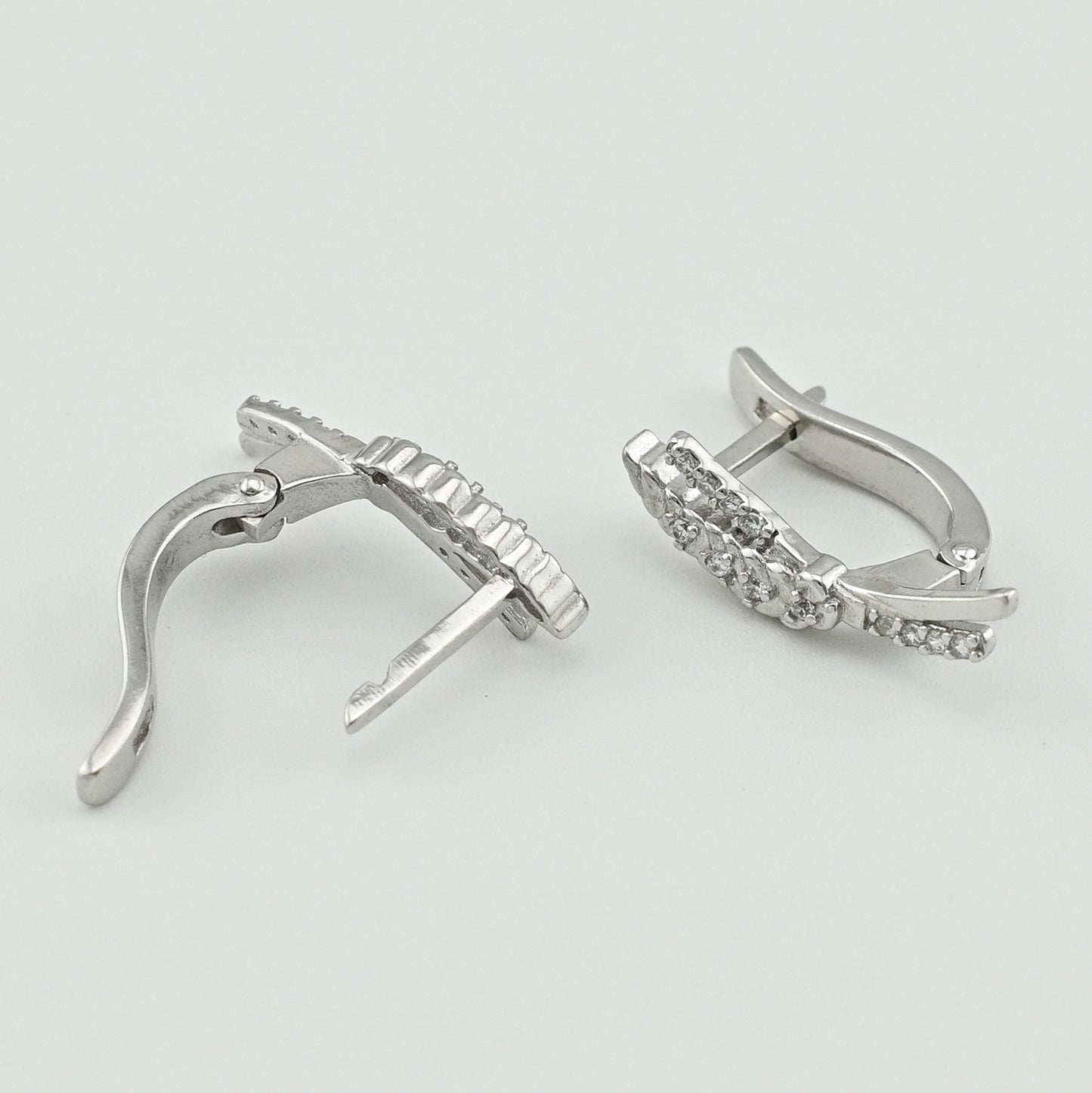Cubic Zirconia Earrings | Elegant | Sterling Silver