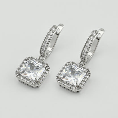 Cubic Zirconia Earrings | Timeless | Sterling Silver