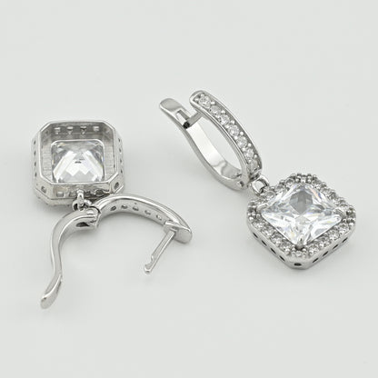 Cubic Zirconia Earrings | Timeless | Sterling Silver