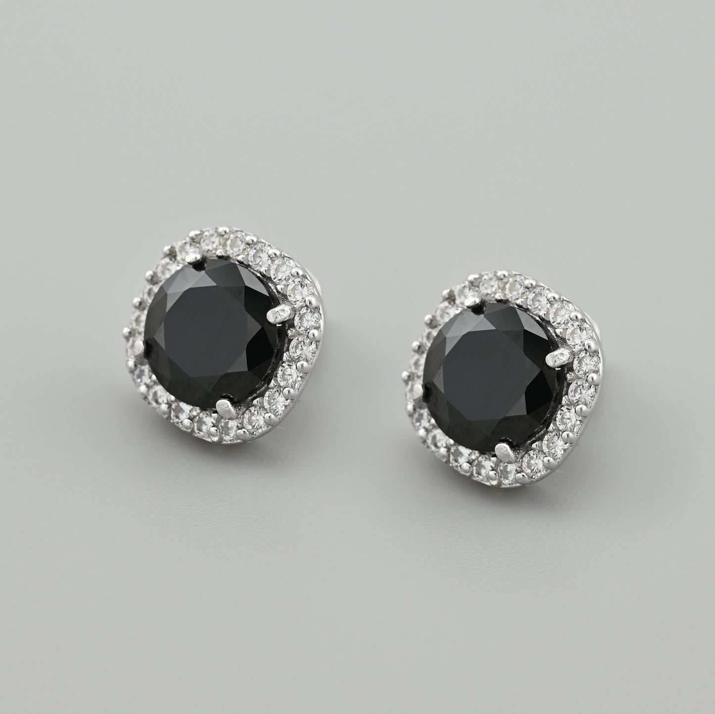 Cubic Zirconia Stud Earrings | Classic | Sterling Silver