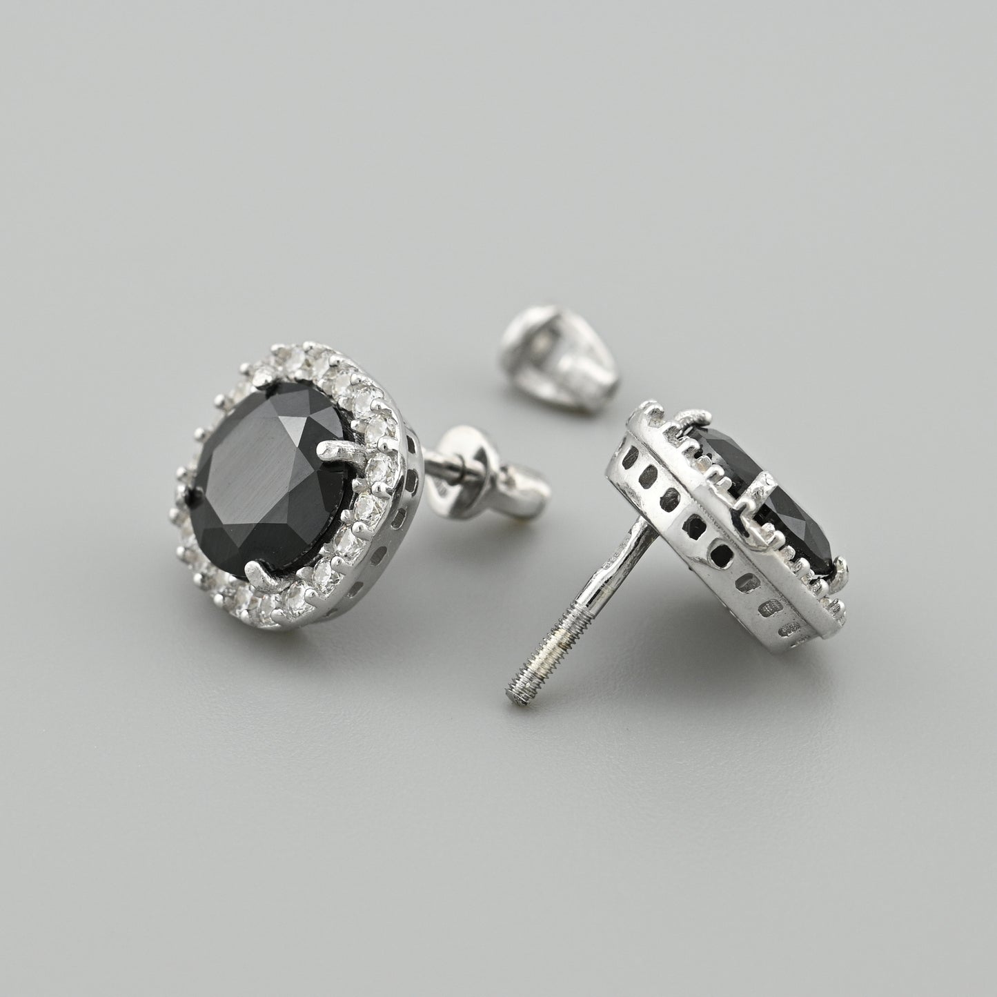 Cubic Zirconia Stud Earrings | Classic | Sterling Silver
