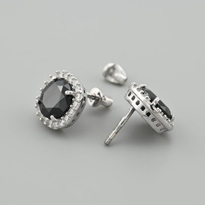 Cubic Zirconia Stud Earrings | Classic | Sterling Silver