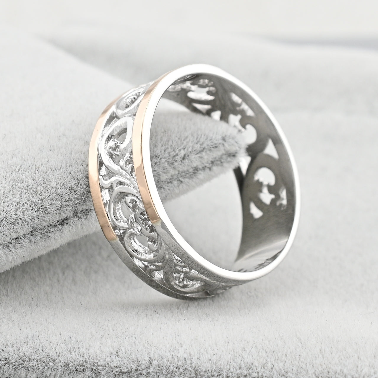 Two-Tone Ring | Sterling Silver