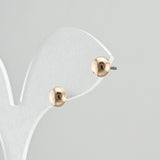 Pendientes de moissanita para mujer | Plata de ley 925 con baño de oro de 18 quilates | Diseño conmovedor
