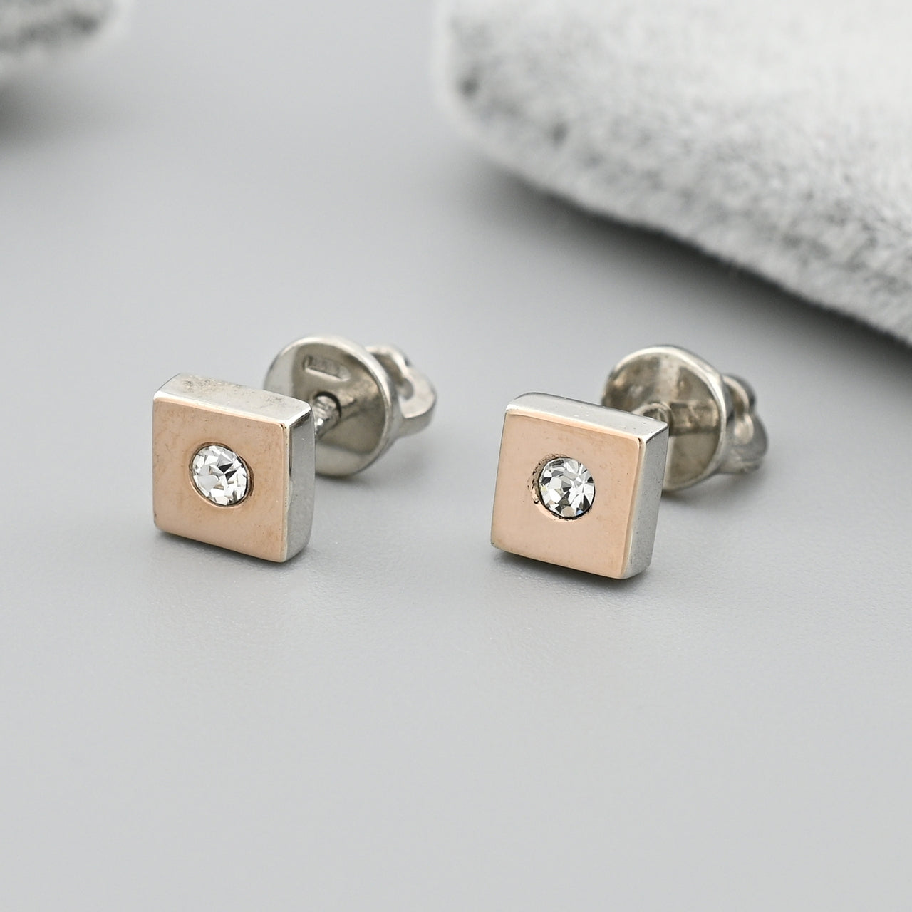 14K Gold Plated Stud Earrings | Sterling Silver
