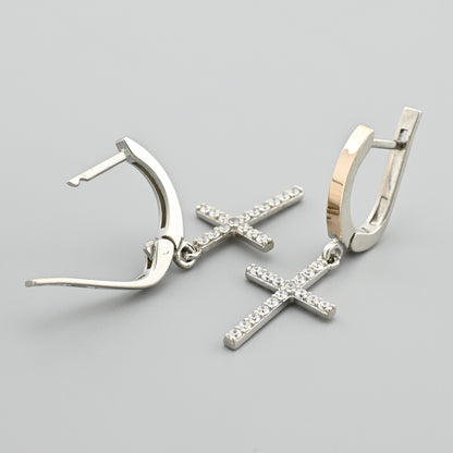 14K Gold Plated Stud Earrings | Sterling Silver